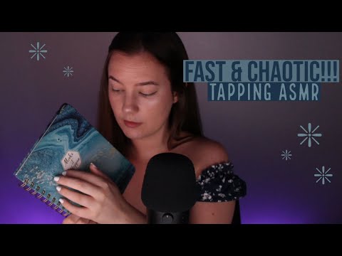 ASMR ♡ FAST & CHAOTIC Tapping (No talking)
