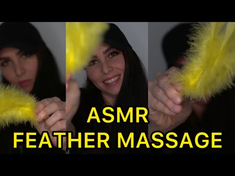 [ASMR] FEATHER MASSAGE 🪶 Helping You to Fall Asleep QUICK! 😴 (Visual Triggers)