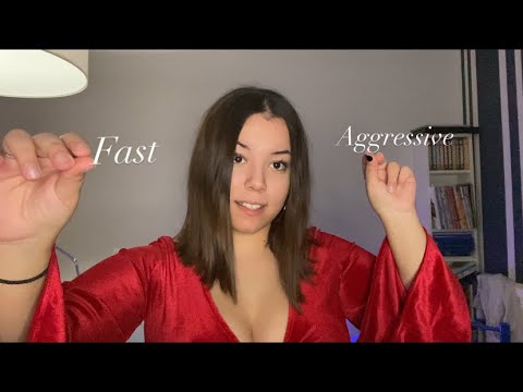 ASMR | Fast and Aggressive Triggers | Tapping | Tingly Hand Movements