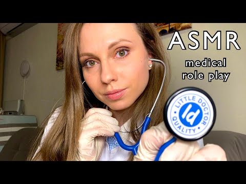 АСМР Врач на дом👩‍⚕️Медицинский осмотр🔦Ролевая игра | ASMR Medical role play💊Doctor🩺