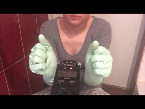ASMR Rubber/Latex Gloves Sound - Binaural