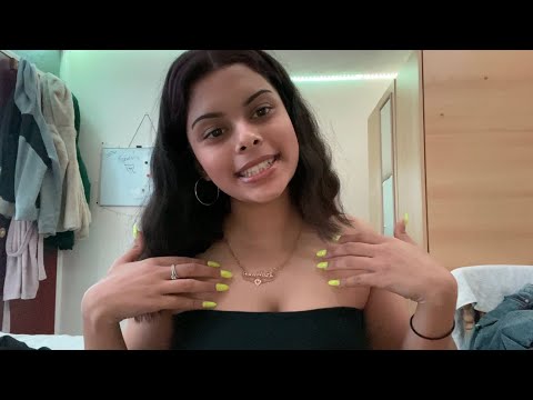 ASMR - skin scratching w fake nails