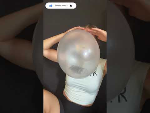 Blowing Huge Bubble Gum - Super Bubble | ASMR #shorts
