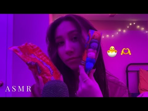 ASMR | EATING PEEPS AND JELLY BEANS FOR EASTER 🐣 (SCUFFED)