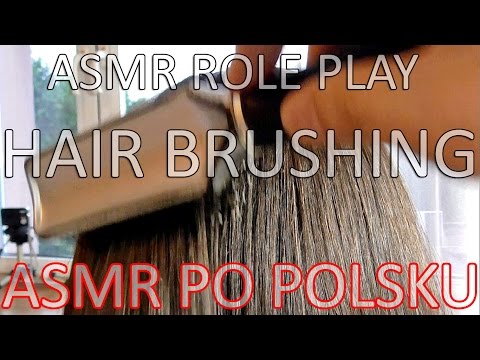 ASMR role play po polsku. Masaż głowy i czesanie włosów. Głęboki relaks z lektorem.