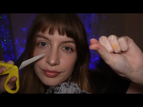 ASMR Plucking and snipping negativity personal attention