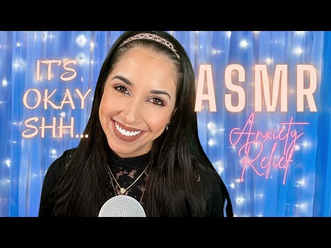 ASMR Personal attention | whispering / shh it’s okay anxiety relief with gum