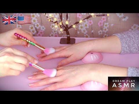 ★ASMR★ Relaxing Hand Tickling Massage and Manicure | Dream Play ASMR