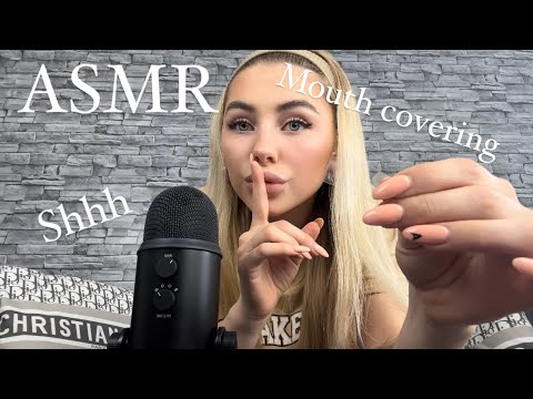 ASMR | Mouth Covering with SHHH 🤫 Duct Tape Tapping 🫢 Customer Request [German] Sleepy Nights 💤