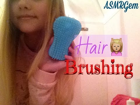 ASMR: Hair brushing / brush sound | ASMRGem