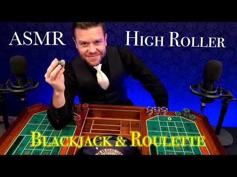 ASMR | Casino High Roller (VIP Blackjack and Roulette)