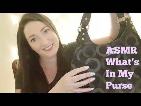 ASMR What's In My Purse-Tapping And Scratching