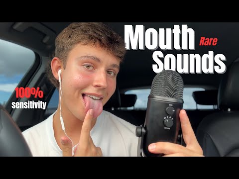 ASMR | 5 Ultra Rare Mouth Sounds - WET/DRY (100% sensitivity) 🤤