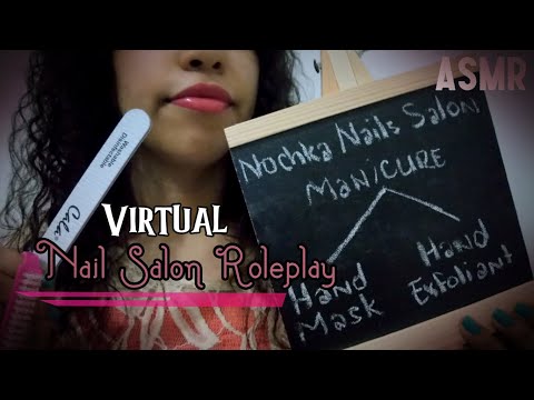 [ASMR] 💅✋ Doing Your Nails! Nail Salon Roleplay (Close up & Personal Attention)