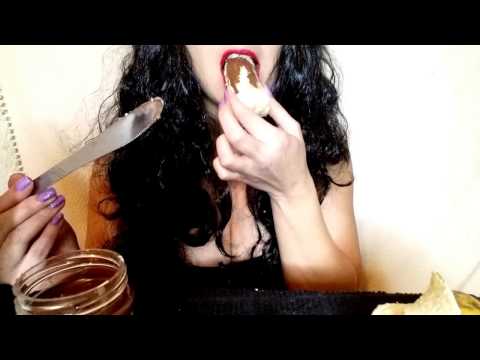 BANANA and Nutella ASMR and tingles