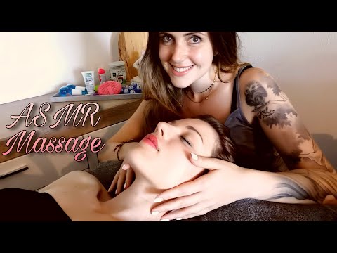 ASMR deutsch | Tingly MASSAGE (back, neck, chest) by a REAL PHYSIO | Physiotherapeutin RP german