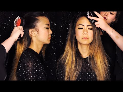 ASMR Ultra Relaxing Hair Brushing Pampering, Soft Whipsering, Extra Tingles w/ Fair