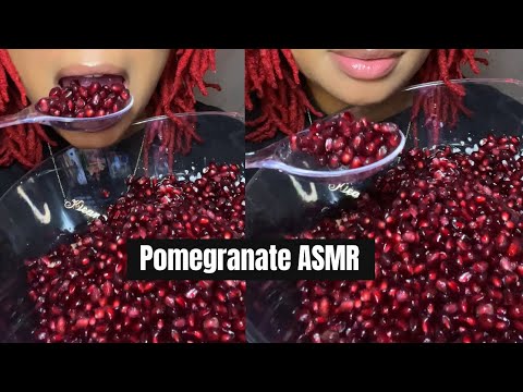 ASMR | Eating Pomegranate Seeds ❤️