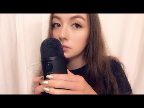 ASMR slightly inaudible whispers and mouth sounds (chit chat with me)