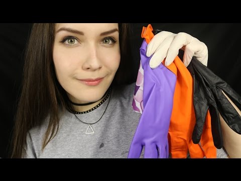 АСМР Звуки перчаток | Триггер | Массаж ушек |ASMR Latex Gloves trigger, massage ear | No Talking