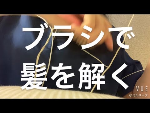 ASMR ひたすら髪を解く【request movie】