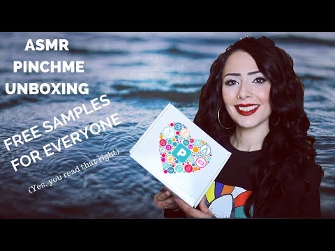 ASMR PINCHme Unboxing | Free Samples For Everyone?! (Soft Spoken, Various Triggers)