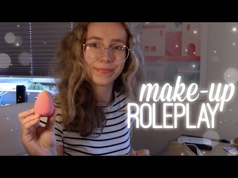 ASMR || Popular Girl does your Make-Up in Class 🎀✨ (Plot-twist: she's actually nice!) (Role-Play)