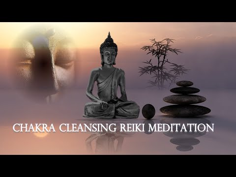 Calm Guided Chakra Cleansing Reiki Meditation - for Energy boost and Relaxation