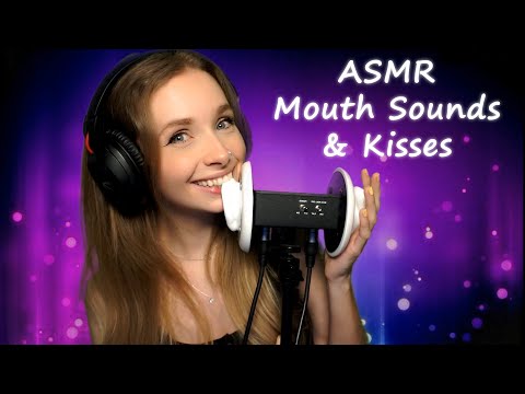 ASMR MOUTH SOUNDS & KISSES to help you sleep & relax ❤️