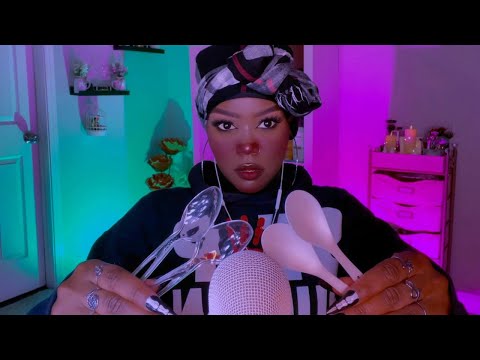 ASMR | Mic Scratching With Spoons ✨