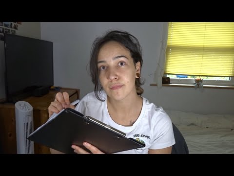 ♥ ASMR ♥ Job Interview • Online • with Tapping (laptop/clipboard)