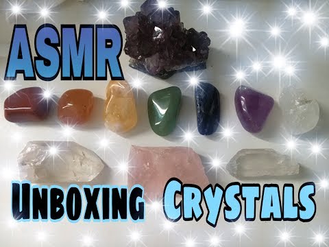 ASMR // Relaxing Unboxing Crystals and Gems