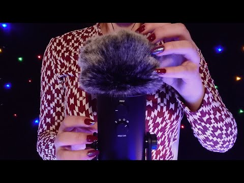 ASMR - Slow & Gentle Scratching All Over the Microphone (Fluffy Windscreen) [No Talking]