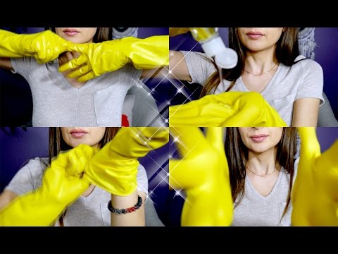 ASMR  rubber gloves