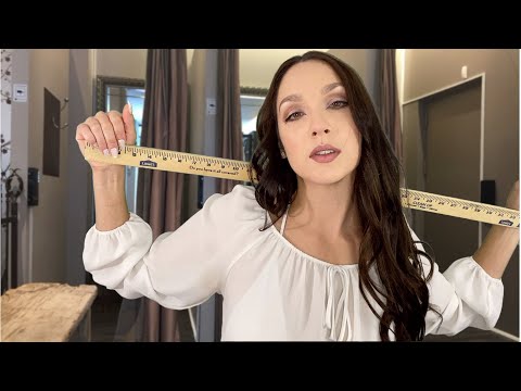 ASMR - Measuring You 📏 (Writing Sounds and Personal Attention)