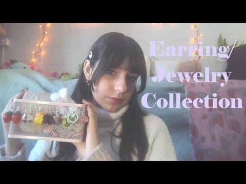 ASMR 💜 Earring/Jewelry Collection