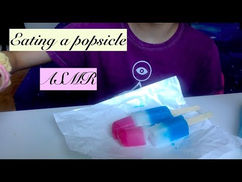 eating a popsicle because I didn't have ice to eat ASMR