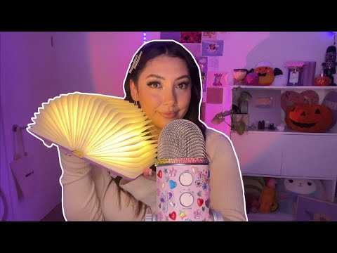 ASMR with a book lamp 📖💡💤  | No talking