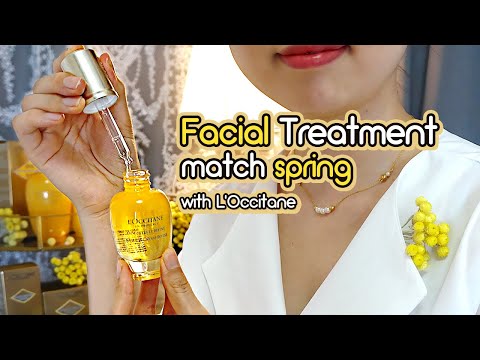 ASMR Facial SPA Treatment match spring🌻 Personal Attention