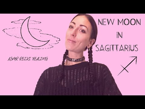 ASMR REIKI HEALING | DISCOVERING YOUR INTENTIONS FOR 2021 | NEW MOON IN SAGITTARIUS | SOLAR ECLIPSE✨