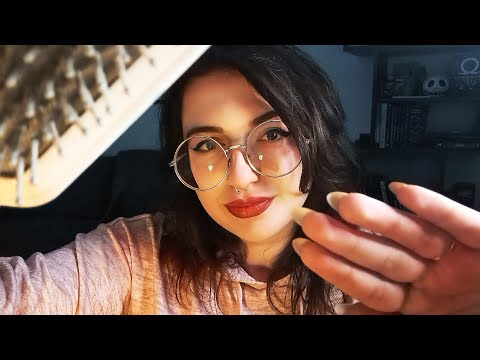 ASMR | Hair Brushing, Skincare, Personal Attention for Sleep and Relaxation