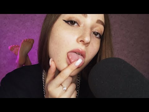 ASMR SPIT PAINTING with Mouth Sounds / No Talking