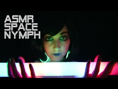 Floating with a Space Nymph ASMR [WARNING: FLASHING LIGHTS]