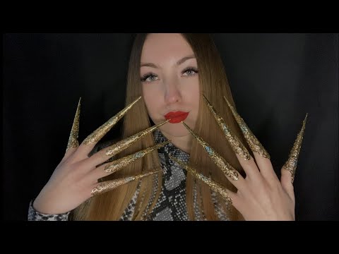 ASMR | Tapping and scratching with EXTREME long nails💤