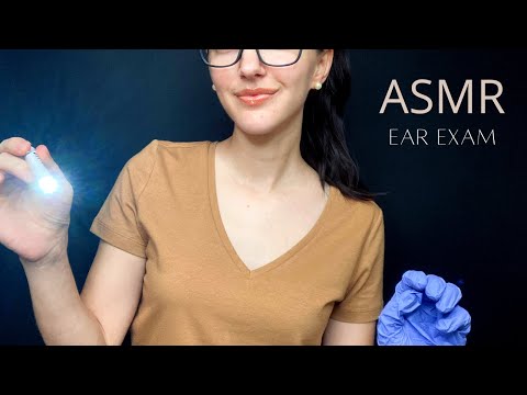 ASMR Ear Exam, Ear Cleaning, & Hearing Test l Soft Spoken, Personal Attention Roleplay