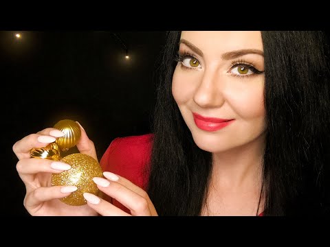 ASMR✨Whispering in Different Languages~Christmas Mood~Gentle Tapping