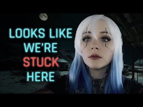 Surviving the night in badlands ASMR // cyberpunk, light triggers, vocal fry