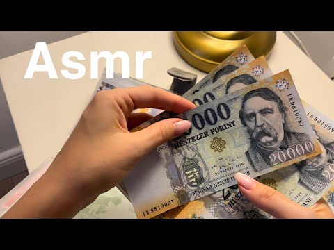 Asmr | Organizing my Monthly Budget | Money Asmr