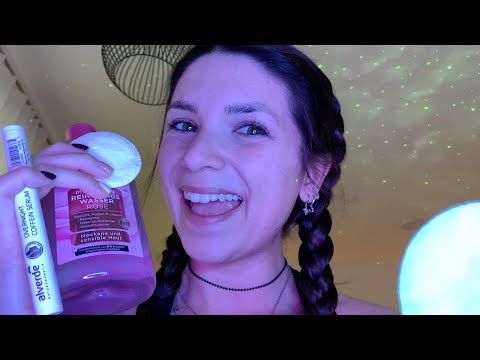 ASMR My Nighttime Skincare Routine (quick & easy) - Personal Attention, German/Deutsch RP