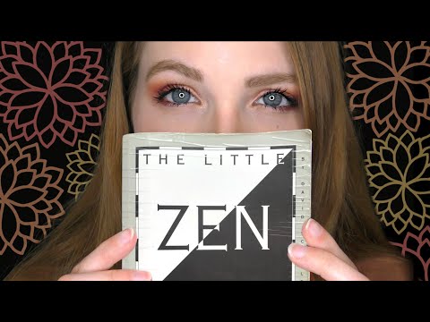 ASMR | Rainy Day Zen Quotes with Hand Movements and Tapping